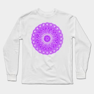 Mandala (purple) Long Sleeve T-Shirt